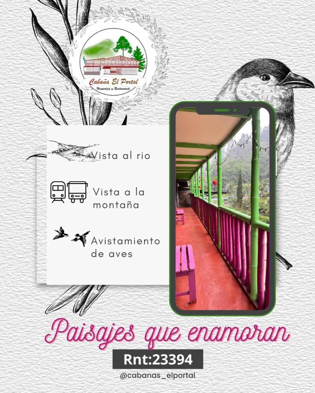Cabanas El Portal Santa Rosa de Cabal Extérieur photo